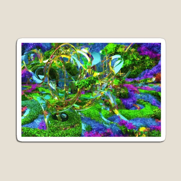 Item preview, Colorful Fantasy Fairy Garden designed and sold by calibrit.