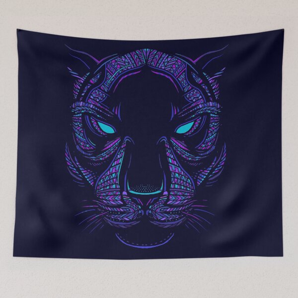 Item preview, Aztec Panther Face designed and sold by bernardsalunga.