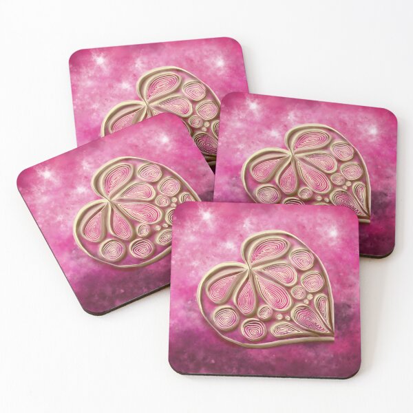 Item preview, Pink Quill Heart designed and sold by danitacreate.