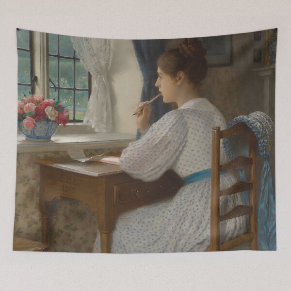 Item preview, Straying Thoughts (1913) Edmund Blair Leighton designed and sold by TeeARTHY.