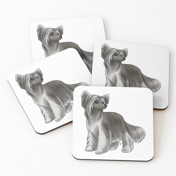Item preview, Chinese Crested - Powderpuff White and black designed and sold by Jennifer Stolzer.