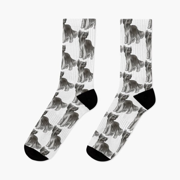 Item preview, Chinese Crested - Powderpuff White and black designed and sold by Jennifer Stolzer.