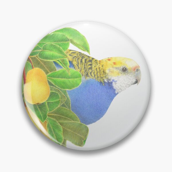 Item preview, Pale headed rosella in a pear tree designed and sold by ArtbyLeanneWB.