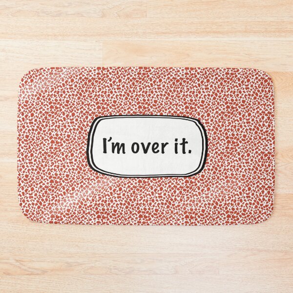Item preview, I'M OVER IT composition marbling agate pattern designed and sold by tristinrose.