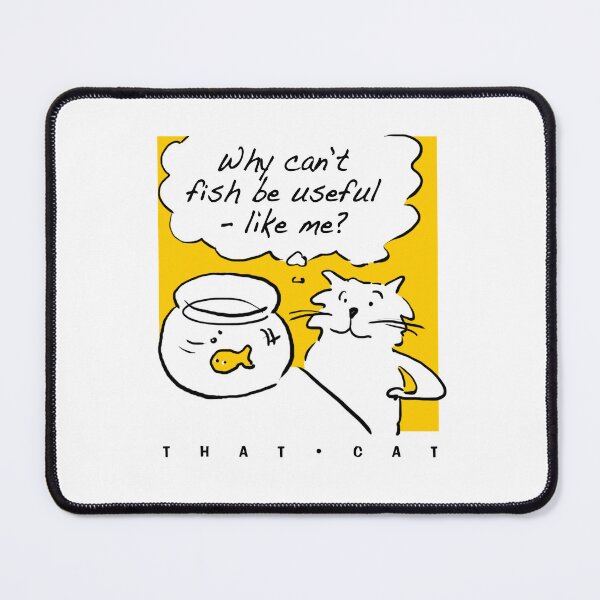 Item preview, That Cat - and the Goldfish designed and sold by NigelSutherland.