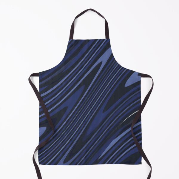 Item preview, simple groovy blue abstract wave pattern designed and sold by tristinrose.