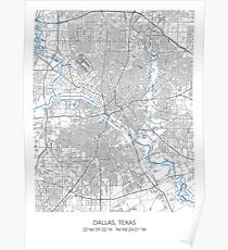 DALLAS KARTE Poster