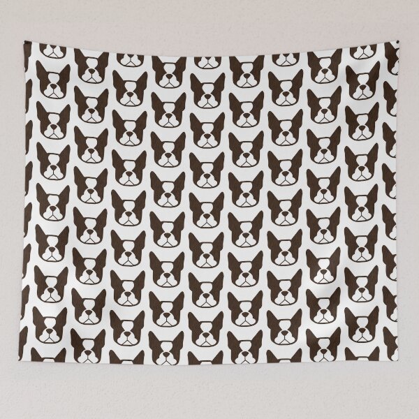 Item preview, Boston Terrier - Brindle Boston Terriers, Black and white Bostons, Brown + white Boston Terriers, and seal Bosties designed and sold by smooshfaceutd.
