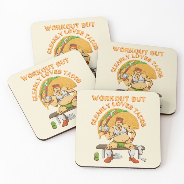 Item preview, Workout but clearly loves tacos designed and sold by RafaelLima7.