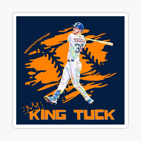 Item preview, King Tucker Houston Baseball Sticker designed and sold by Big Reputation Media.