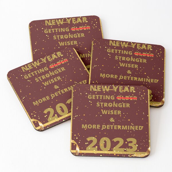 Item preview, GETTING WISER, HAPOY NEW YEAR, NEW YEAR DESIGN. NEW YEAR ART! designed and sold by JM INSPIRES.