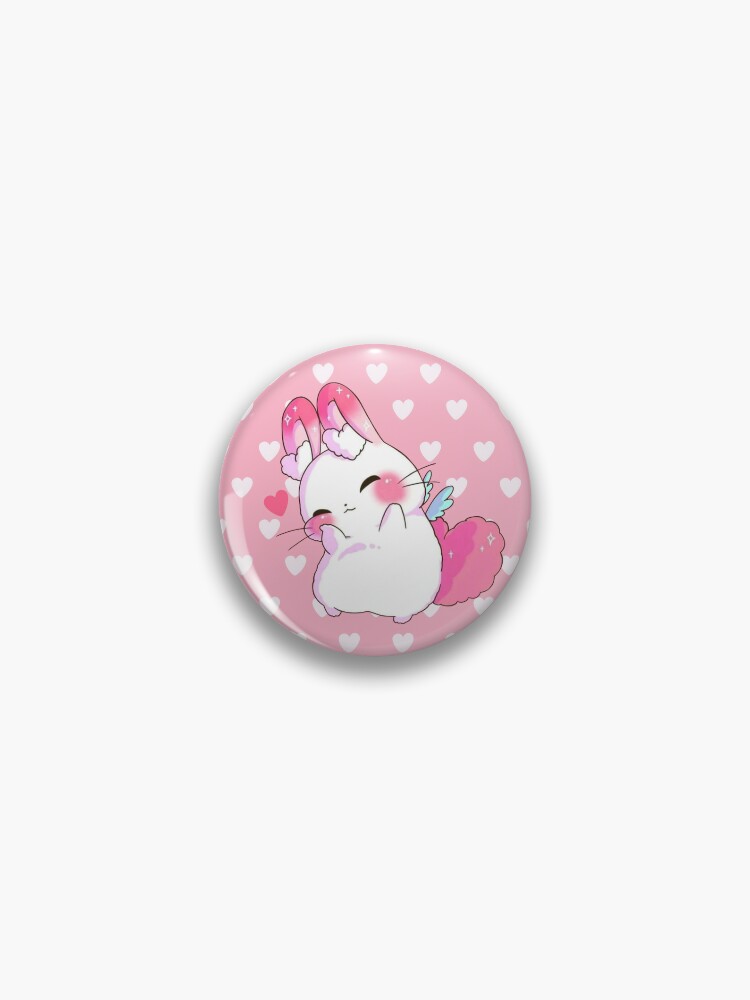 Bunny chibi kawaii Pin for Sale by AnyVuShop