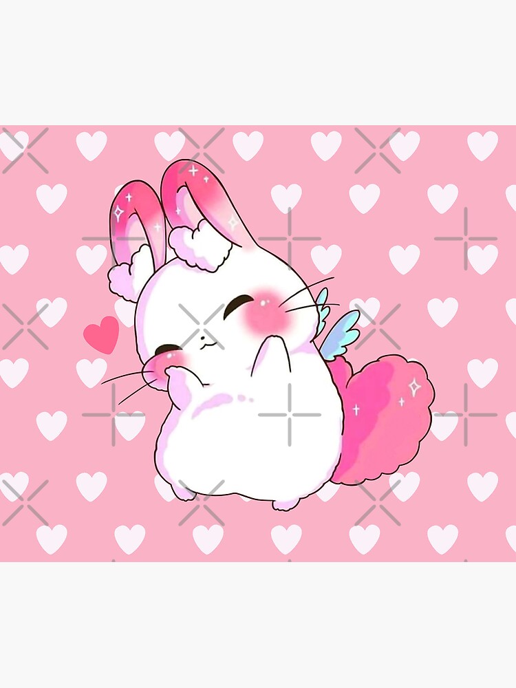 Bunny chibi kawaii Pin for Sale by AnyVuShop