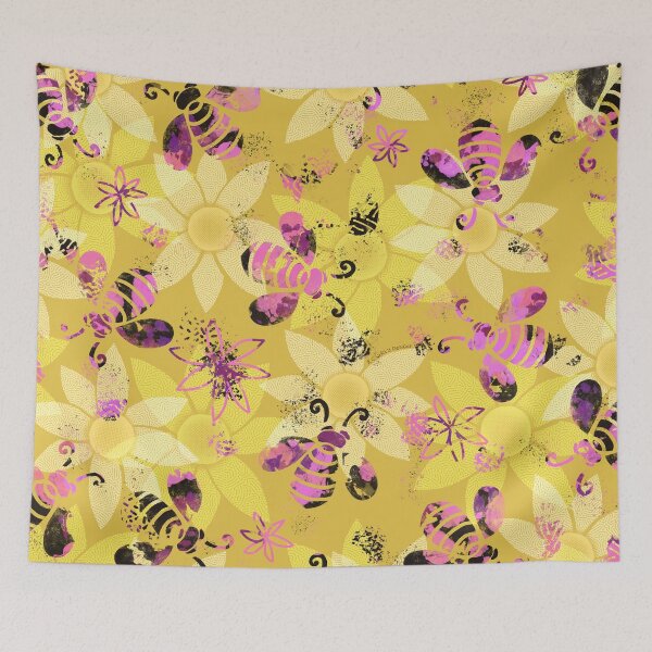 Item preview, Buzzy Beez on Mustard designed and sold by RC-aRtY.
