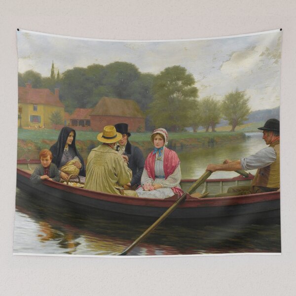 Item preview, The Ferry Edmund Blair Leighton  designed and sold by TeeARTHY.