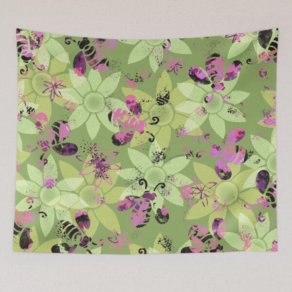 Item preview, Buzzy Beez on Pistachio  designed and sold by RC-aRtY.