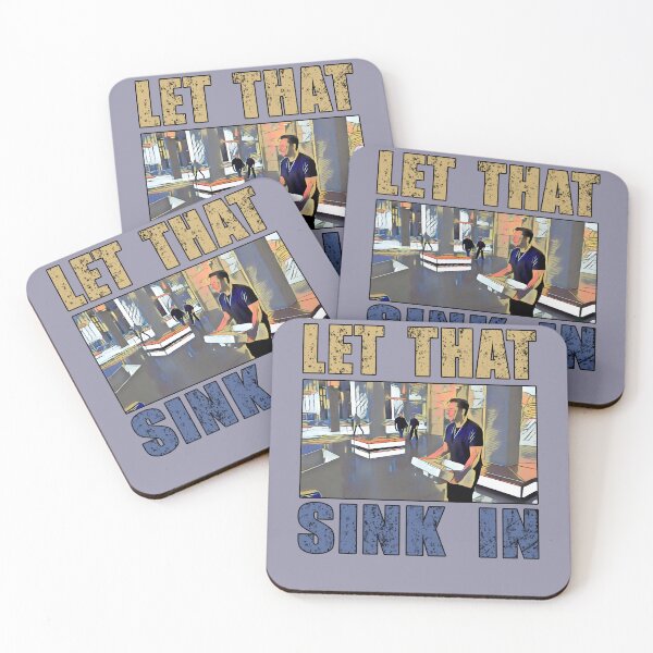 Item preview, LET THAT SINK IN FUNNY colorful designed and sold by Brasilia.