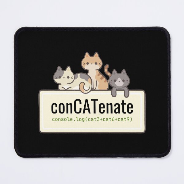 Item preview, conCATenate sticker | Funny coding stickers | Cat Coding Stickers designed and sold by VenomKage.