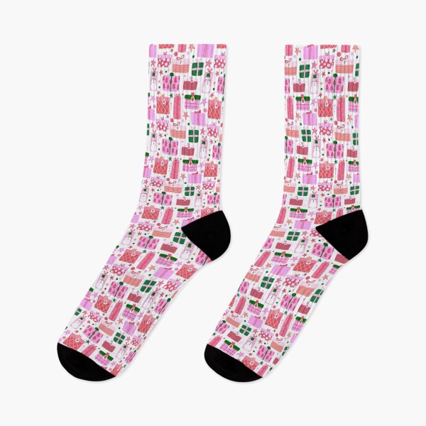 Item preview, Retro Christmas Present Pattern designed and sold by Stephanie McRae.