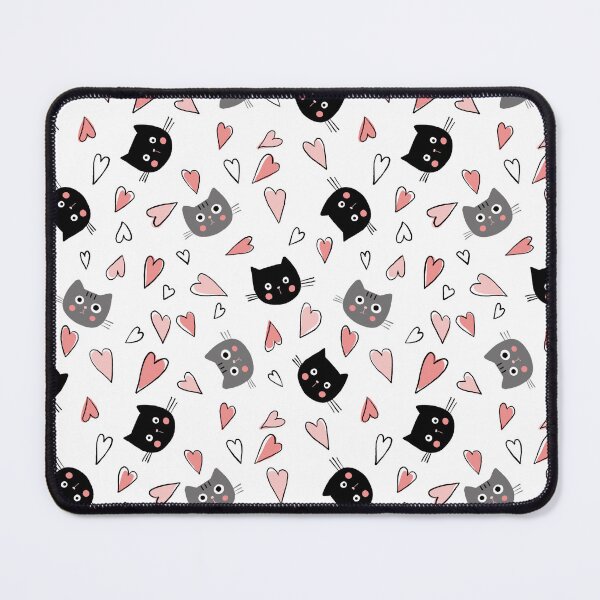 Item preview, Black Cats and Hearts designed and sold by Stephanie McRae.