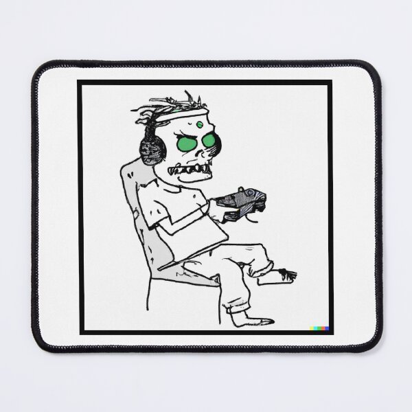Item preview, zombie gamers | gamer drawing | gamer draw | Zombie gamer drawing designed and sold by cutenevil.