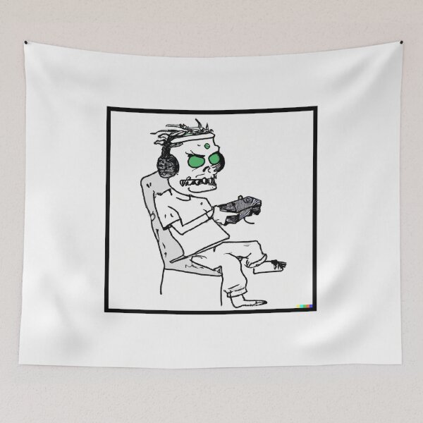 Item preview, zombie gamers | gamer drawing | gamer draw | Zombie gamer drawing designed and sold by cutenevil.