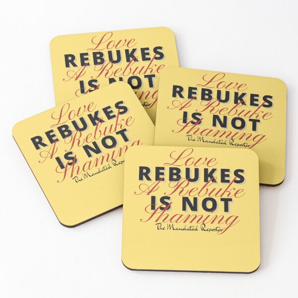 Item preview, Love Rebukes. A Rebuke is Not Shaming. - Party Yellow designed and sold by TheReporter1.