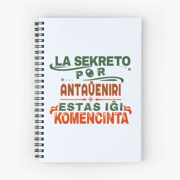 Item preview, La sekreto por antaŭeniri estas iĝi komencinta designed and sold by Zebastjan Johanzen.