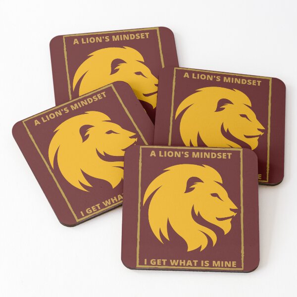 Item preview, A lion's mindset; I get what is mine; don't limit yourself; reach for more designed and sold by JM INSPIRES.