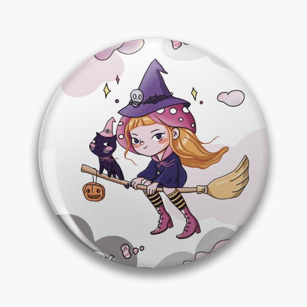 Item preview, halloween pop witch shroom girl  designed and sold by Yunipop.
