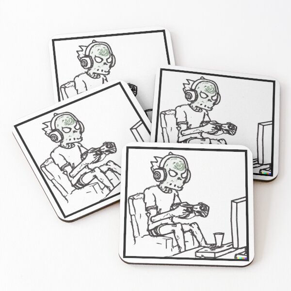 Item preview, zombie gamers | gamer drawing | gamer draw | Zombie gamer drawing designed and sold by cutenevil.