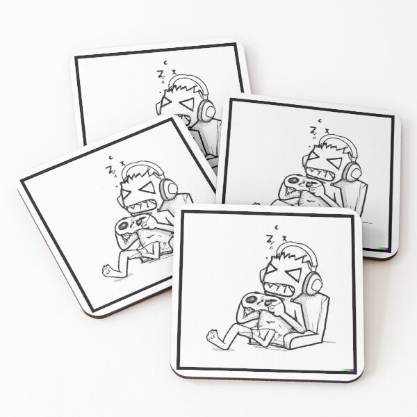 Item preview, zombie gamers | gamer drawing | gamer draw | Zombie gamer drawing designed and sold by cutenevil.
