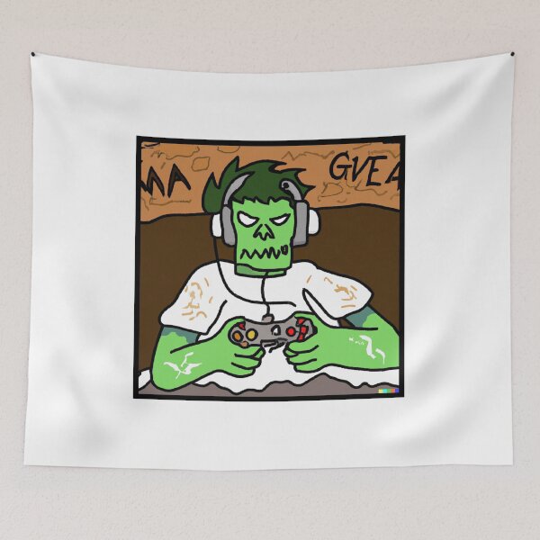 Item preview, zombie gamers | gamer drawing | gamer draw | Zombie gamer drawing designed and sold by cutenevil.