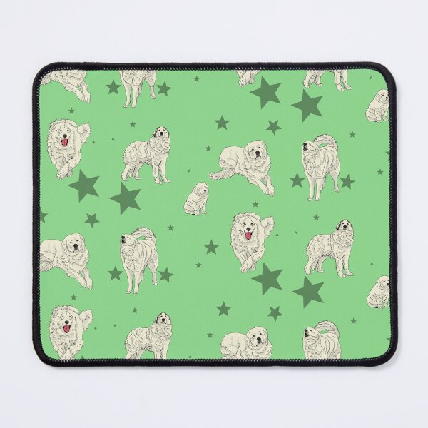 Item preview, Great Pyrenees Pattern Green designed and sold by Ashley Gagnon.