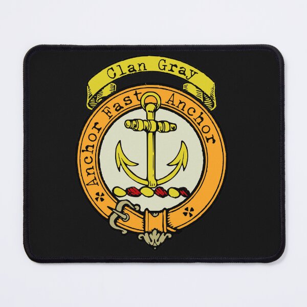 Item preview, Gray Scottish Clan Surname crest designed and sold by BagTown Clans.