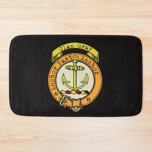 Item preview, Gray Scottish Clan Surname crest designed and sold by BagTown Clans.