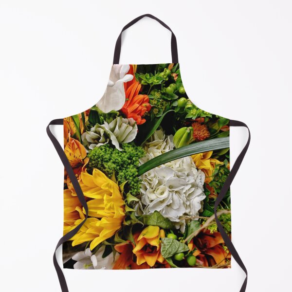 Item preview, Orange, White, Gold, and Green Bouquet With Black Behind designed and sold by TheSplitWindow.