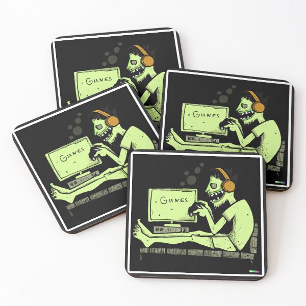 Item preview, zombie gamers | gamer drawing | gamer draw | Zombie gamer drawing designed and sold by cutenevil.