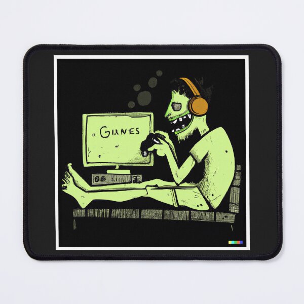 Item preview, zombie gamers | gamer drawing | gamer draw | Zombie gamer drawing designed and sold by cutenevil.