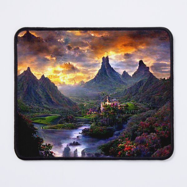 Item preview, Fantasy Landscape by Rude Kitten Designs designed and sold by rudekitten.
