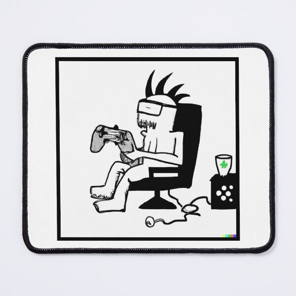 Item preview, zombie gamers | gamer drawing | gamer draw | Zombie gamer drawing designed and sold by cutenevil.
