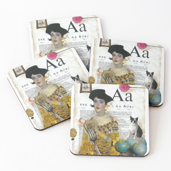 Item preview, Adele Bloch Bauer Gustav Klimt Dictionary Collage Parody designed and sold by KathyGrippi.