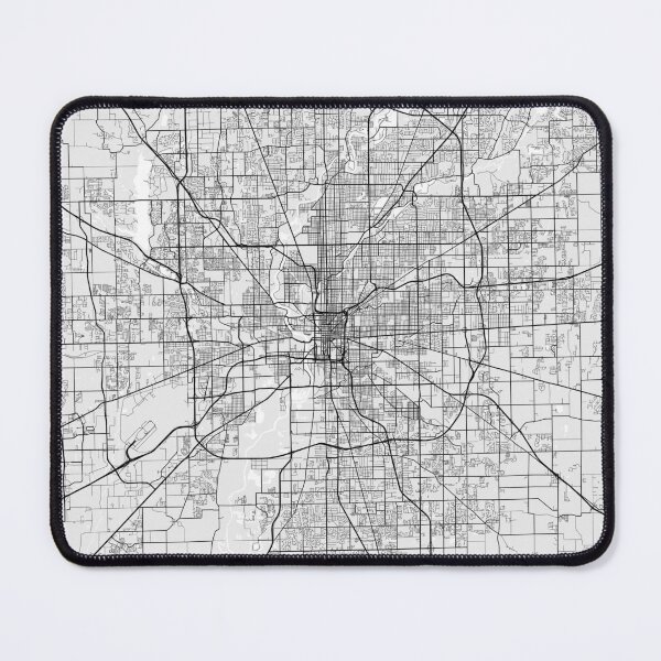 Item preview, Indianapolis City Map of Indiana, USA - Light designed and sold by deMAP.