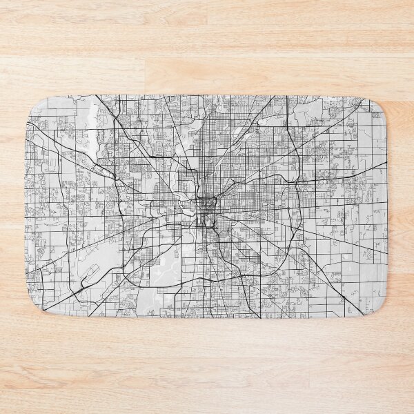 Item preview, Indianapolis City Map of Indiana, USA - Light designed and sold by deMAP.