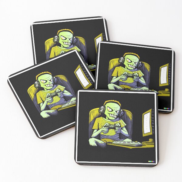Item preview, zombie gamers | gamer drawing | gamer draw | Zombie gamer drawing designed and sold by cutenevil.