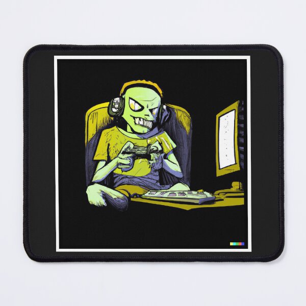 Item preview, zombie gamers | gamer drawing | gamer draw | Zombie gamer drawing designed and sold by cutenevil.
