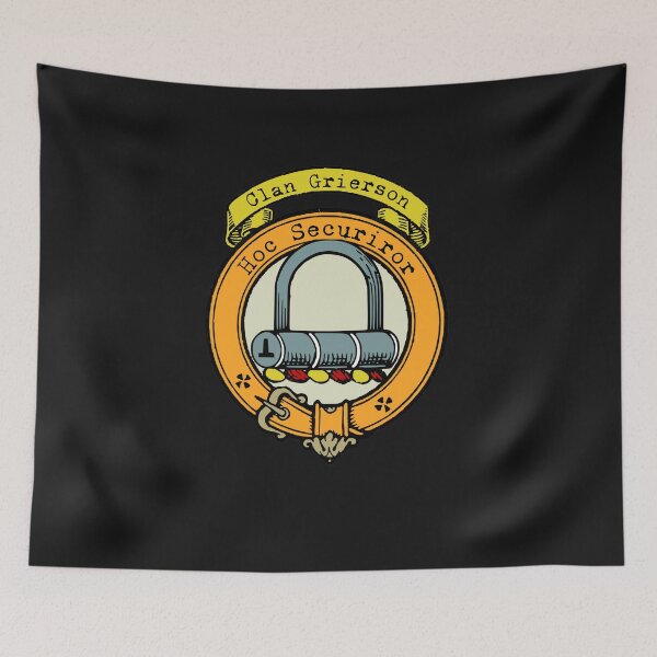Item preview, Grierson Clan Surname crest designed and sold by BagTown Clans.