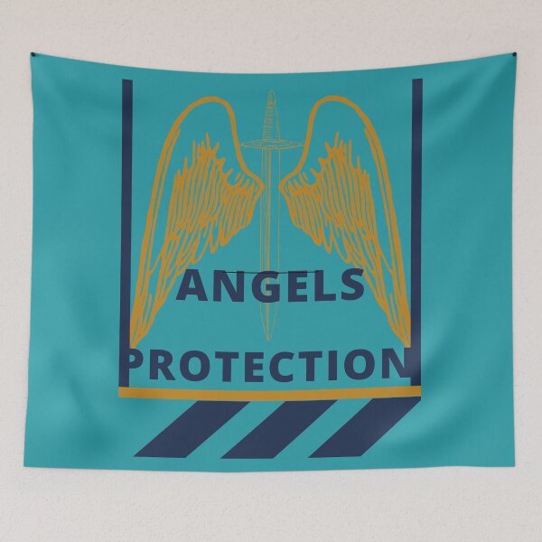 Item preview, Protected by angels 2 , cool and simple design designed and sold by JM INSPIRES.