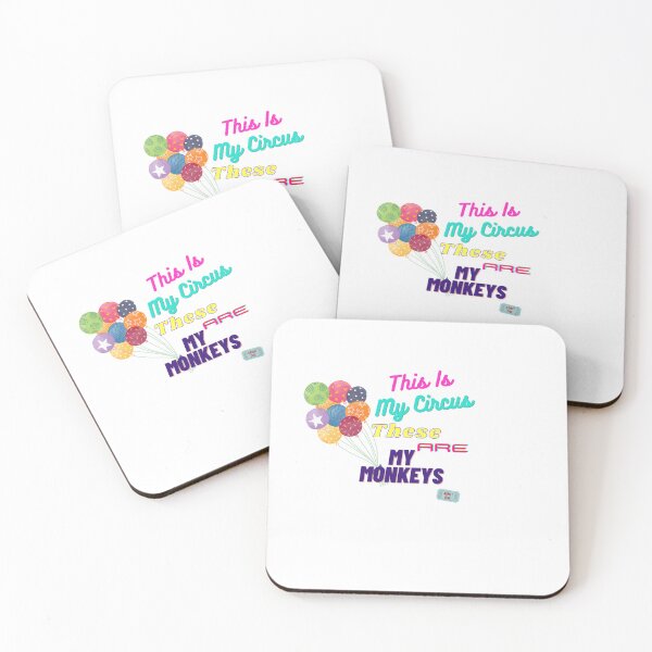 Item preview,   THIS IS MY CIRCUS and These Are MY Monkeys designed and sold by BeeGeesDesigns.