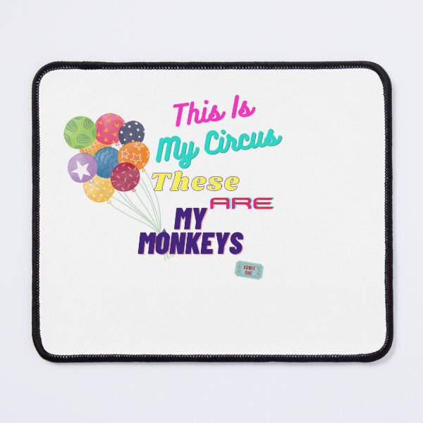 Item preview, THIS IS MY CIRCUS and These Are MY Monkeys designed and sold by BeeGeesDesigns.